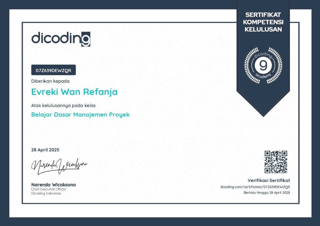 Dicoding - Project Management